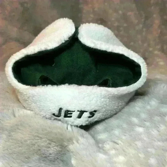 Jets NFL Adjustable Hat with Ear Flaps - Picture 4 of 6